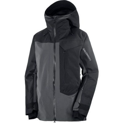 Salomon Women's Moon Patrol GORE-TEX Jacket Deep Black/Periscope Translucent