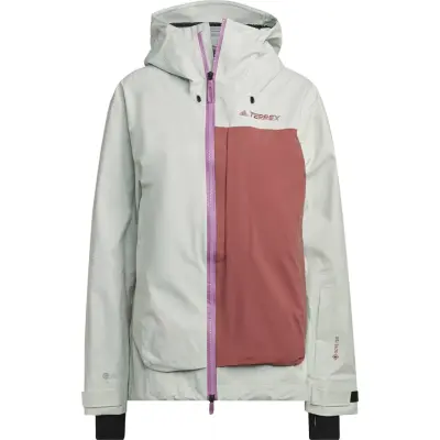 Adidas Women's Terrex MYSHELTER 3-Layer GORE-TEX Snow Jacket Wonred/Lingrn