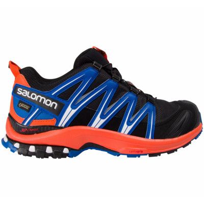 Xa Pro 3d Gtx, Black/ Flame/ Nautical Blue, 44 2/3