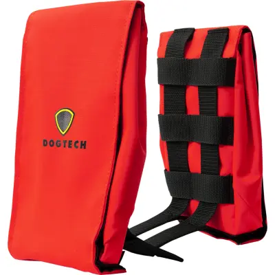 Dogtech One Add-On GPS Pocket Molle Small Hivis Red