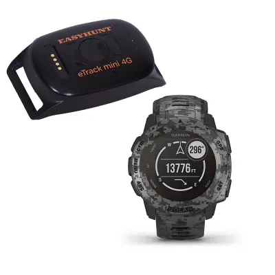 Easy Hunt eTrack mini 4G + Garmin Instinct Camo PAKET