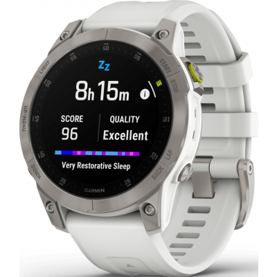Garmin Epix Generation 2 Sapphire Silver/White