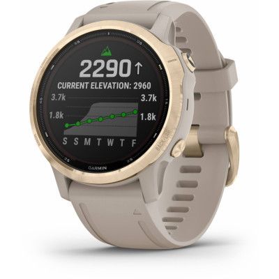 Garmin Fenix 6S Pro Solar Gold