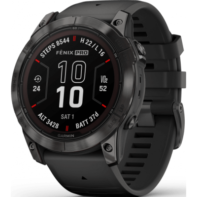 Garmin Fenix 7X Pro Sapphire Solar Edition Carbon Gray