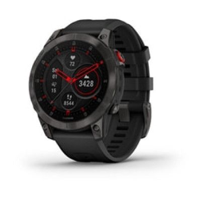 Garmin Epix 2 Black, Carbon Gray Dlc Ti W/Silicone Band