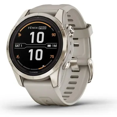 Garmin fenix 7S Pro - Sapphire Solar Edition (42 mm) Guld
