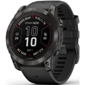 Garmin Fenix 7X Pro Sapphire Solar Carbon Grey DLC Titanium with Black Band