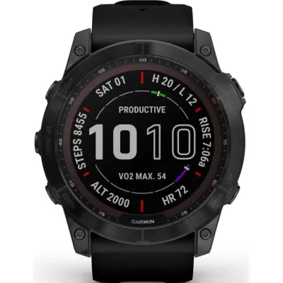 Garmin Fenix 7X Sapphire Solar Black Titanium