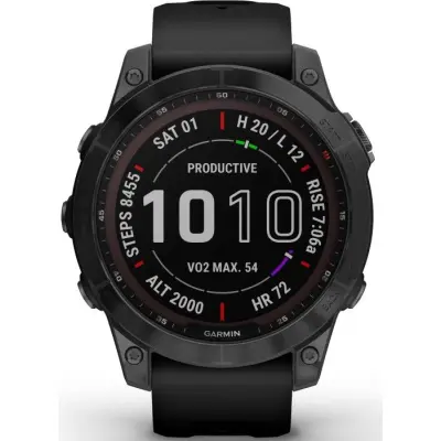 Garmin Fenix 7X Sapphire Solar Carbon Gray Titanium