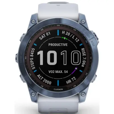 Garmin Fenix 7X Sapphire Solar Mineral Blue Titanium