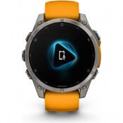 Garmin fenix 8 47mm,AMOLED,Saphire Silver/Orange