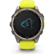 Garmin fenix 8 47mm.Saphire Solar Silver/Yellow