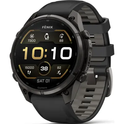 Garmin Fenix 9 Pro AMOLED 47 mm Black/pebble Gray