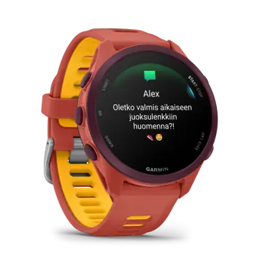Garmin Forerunner 170 Music Red Pink/Mango sportklocka