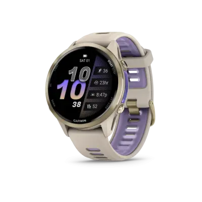 Garmin Forerunner 970 Light gold titanium