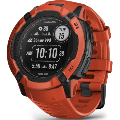 Garmin Instinct 2X Solar Flame Red