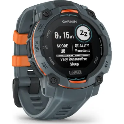 Garmin Instinct 3 Solar, 45mm Twilight Bezel W/Twilight Band