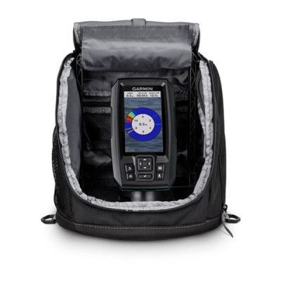 Garmin Striker Plus 4, Portable Ice Fishing Kit W/ Dual Beam