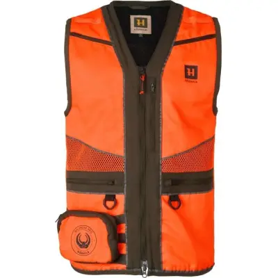 Härkila Wildboar Pro Waistcoat Orange Blaze/ Brown