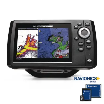 Humminbird Helix 5 CHIRP GPS G3 kombienhet + givare + Navionics Small-sjökort