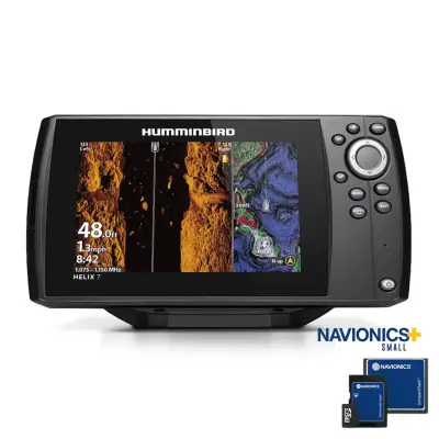 Humminbird Helix 7 CHIRP MSI G4 kombienhet + givare + Navionics Small-sjökort