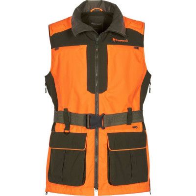 Pinewood Men's Furudal Dog Handler Vest Orange/Moss Green