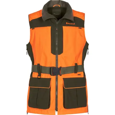 Pinewood Men's Furudal Dog Handler Vest Orange/Moss Green