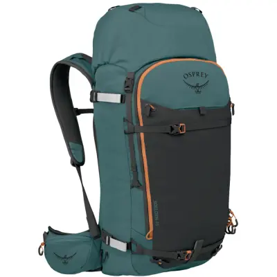 Osprey M's Soelden 45L Skidryggsäck Cascade Blue/Raven Black