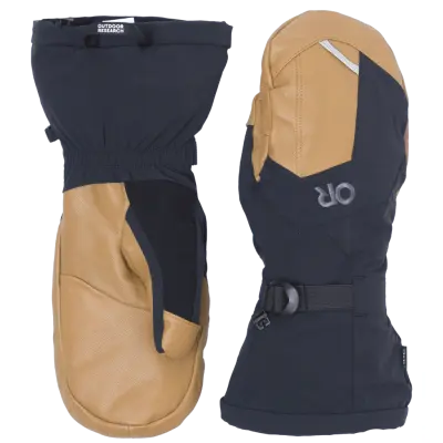 Outdoor Research Arete Modular Gore-Tex Mitts Black/Dark Natural