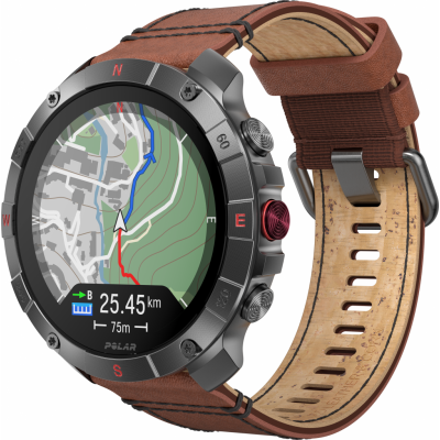 Polar Polar Grit X2 Pro Ti Lthr Brnz M/L Bronze