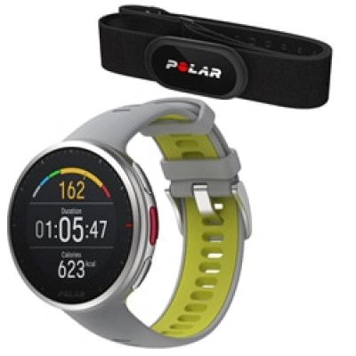 Polar Vantage V2 Hr Grey/Lime M/L