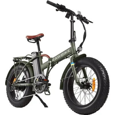 RAWBIKE Classic Elcykel Camo Green Camo Green