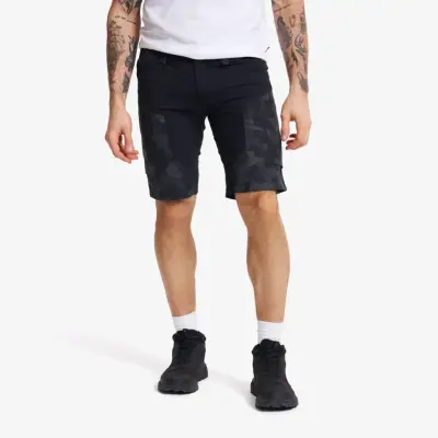 RVRC GP Shorts Herr Anthracite Camo, Storlek:XS