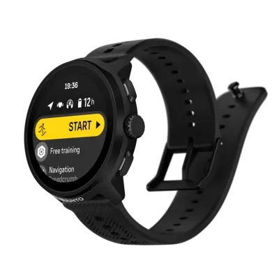 Suunto Run All Black With Silicone Strap