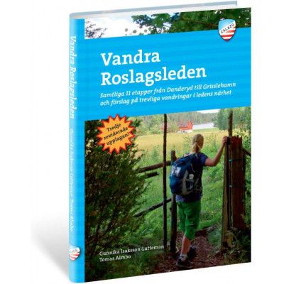 Calazo förlag Vandra Roslagsleden Tredje Upplagan Nocolour