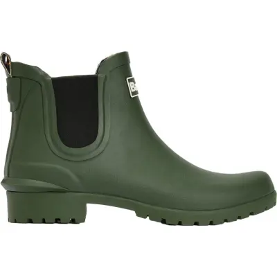 Barbour Women's Wilton Rubber Boot Olive