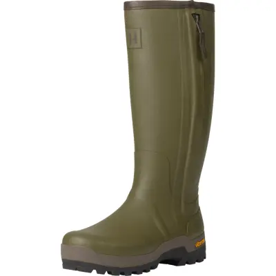 Härkila Men's Forester Zip Rubber Boot Dark Olive