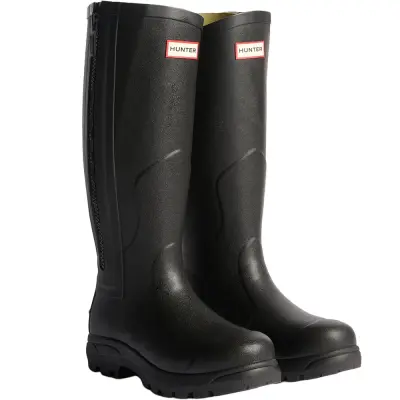 Hunter Boots Balmoral Mkii Full Zip Boot Black
