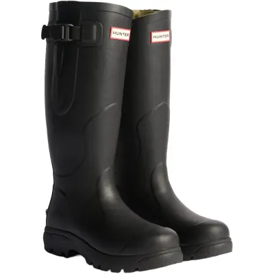 Hunter Boots Balmoral Mkii Side Adj Boot Black