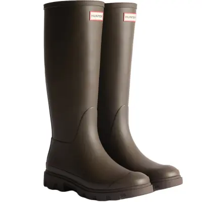 Hunter Boots Downpour Tall Boot Chocolate Brown