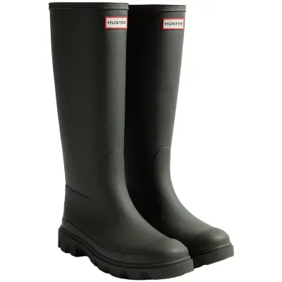 Hunter Boots Downpour Tall Boot Dark Olive