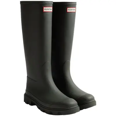 Hunter Boots Downpour Tall Boot Dark Olive