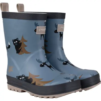 Lindberg Kids' Sjövild Rubber Boot Blue