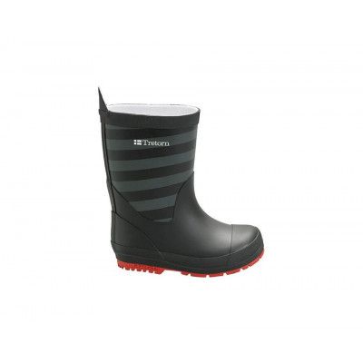 Tretorn Gränna Rubber BootsKids Black Grey