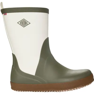 Viking Footwear Seilas Heritage Rubber Boot Olive/brown