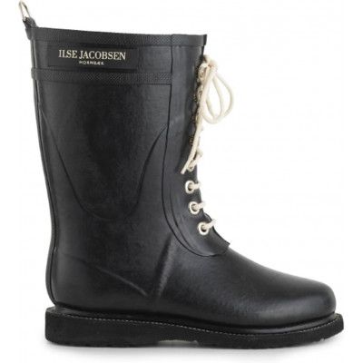 Ilse Jacobsen Women's 3/4 Rubberboot Black