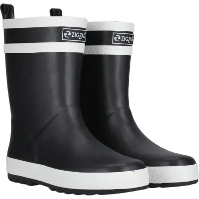 ZigZag Kids' Hurricane Rubber Boot Black