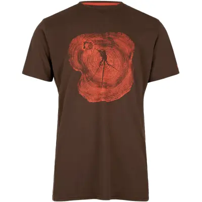 Härkila Bullseye Wood T-shirt Slate Brown
