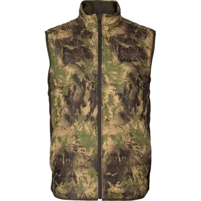 Härkila Deer Stalker Camo Reversible Packable Waistcoat Willow green/AXIS MSP/Forest