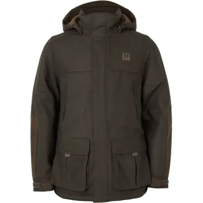 Härkila Kodiak Cleverwool Hsp Fodrad Jacka Dark Hunting Green/Shadow Brown
